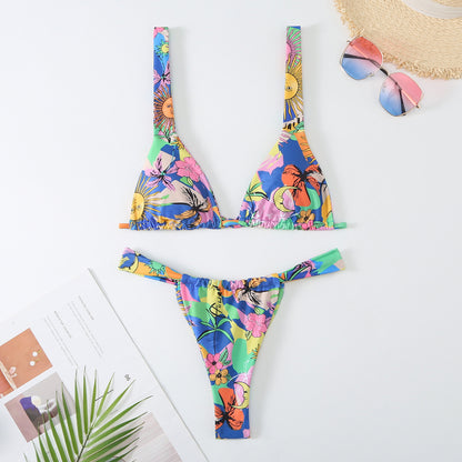 Luna | Stijlvolle Bikini Met kleurrijke print